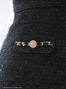 an/AOC-3745/ワンピース/キャバドレス/ミニドレス/リボン/ チェーン/ フロントジップ/ ストレッチ/ タイト