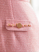 an/AOC-3745/ワンピース/キャバドレス/ミニドレス/リボン/ チェーン/ フロントジップ/ ストレッチ/ タイト