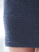 an/AOC-3745/ワンピース/キャバドレス/ミニドレス/リボン/ チェーン/ フロントジップ/ ストレッチ/ タイト