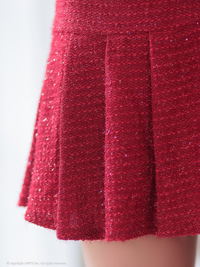 an/AOC-3753/セットアップ/キャバドレス/ミニドレス/ラメ/ツイード