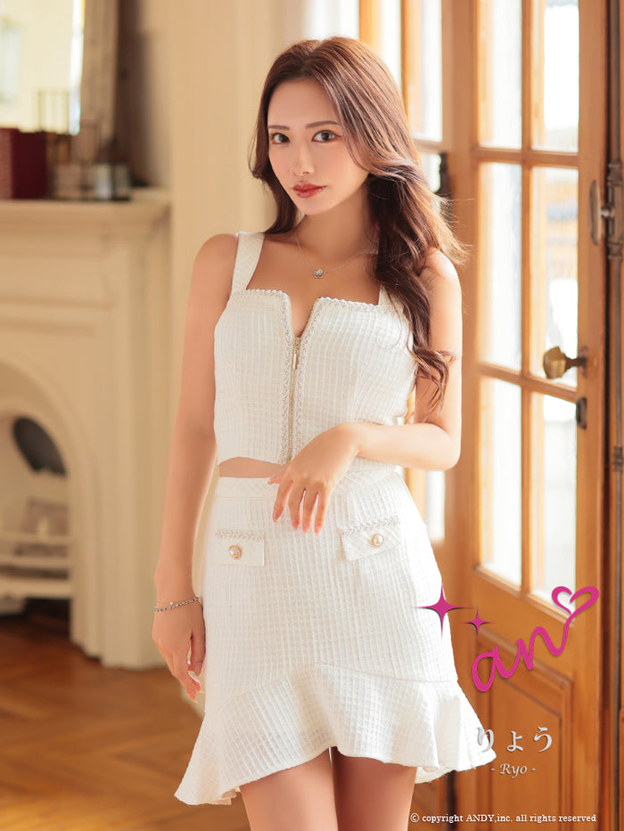 an/AOC-3754/ミニドレス/キャバドレス/セットアップ/ノースリーブ