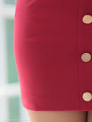 an/AOC-3766/ミニドレス/キャバドレス/セットアップ/ノースリーブ/フリル/フロントジップ