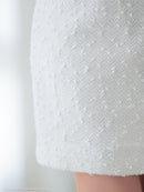 an/AOC-3767/セットアップ/キャバドレス/ワンカラー/ホルターネック/タイト/ジップデザイン/カットアウト/ルナさん着用