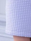 an/AOC-3826/ミニドレス/キャバドレス/ワンピース/フクレニット/フロントジップ/ストレッチ/袖付き/2way/タイト