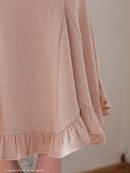 an/AOC-3851/ミディアムドレス/キャバドレス/セットアップ/マーメイド/ビジュー/ホルターネック/ラインストーン/フリル