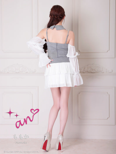 an/AOC-3922/ミニドレス/キャバドレス/セットアップ/3way/袖