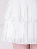 an/AOC-3922/ミニドレス/キャバドレス/セットアップ/3way/袖取り外し可能/襟付き/ビジューボタン/キャミソール/シフォン/フリル/フレア