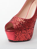 an/AOC-SH038/シューズ/キャバ嬢/キャバドレス/ヒール/ハイヒール/オープントゥ/パンプス/グリッター/脚長/美脚