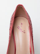 an/AOC-SH038/シューズ/キャバ嬢/キャバドレス/ヒール/ハイヒール/オープントゥ/パンプス/グリッター/脚長/美脚