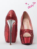 an/AOC-SH038/シューズ/キャバ嬢/キャバドレス/ヒール/ハイヒール/オープントゥ/パンプス/グリッター/脚長/美脚