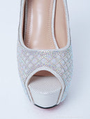 an/AOC-SH040/シューズ/キャバ嬢/キャバドレス/ヒール/ハイヒール/オープントゥ/Mサイズ