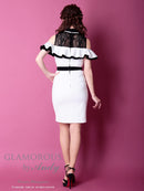 GLAMOROUS/GMS-V635/ミニドレス/ナイトドレス/キャバドレス/ワンピース/ドレス/オフショルダー