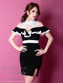 GLAMOROUS/GMS-V635/ミニドレス/ナイトドレス/キャバドレス/ワンピース/ドレス/オフショルダー