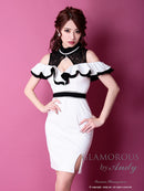 GLAMOROUS/GMS-V635/ミニドレス/ナイトドレス/キャバドレス/ワンピース/ドレス/オフショルダー