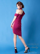 GLAMOROUS/GMS-V649/ミニドレス/ナイトドレス/キャバドレス/ワンピース/ドレス/ワンカラー/リボン