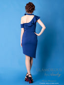 GLAMOROUS/GMS-V649/ミニドレス/ナイトドレス/キャバドレス/ワンピース/ドレス/ワンカラー/リボン