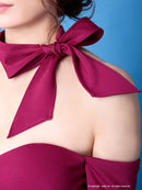 GLAMOROUS/GMS-V649/ミニドレス/ナイトドレス/キャバドレス/ワンピース/ドレス/ワンカラー/リボン