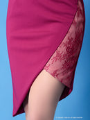 GLAMOROUS/GMS-V649/ミニドレス/ナイトドレス/キャバドレス/ワンピース/ドレス/ワンカラー/リボン