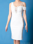 Andy/glamorous/GMS-V652/ワンピース/ミニドレス/レース/アシンメトリー