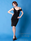 Andy/glamorous/GMS-V652/ワンピース/ミニドレス/レース/アシンメトリー
