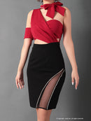 GLAMOROUS/GMS-V701/ナイトドレス/ワンピース/ドレス/キャバドレス/タイトドレス/スリット