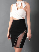 GLAMOROUS/GMS-V701/ナイトドレス/ワンピース/ドレス/キャバドレス/タイトドレス/スリット