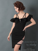 Andy/GLAMOROUS/GMS-V703/ワンピース/ミニドレス/タイトワンピース/ワンカラー/ブローチ付き