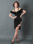 Andy/GLAMOROUS/GMS-V703/ワンピース/ミニドレス/タイトワンピース/ワンカラー/ブローチ付き