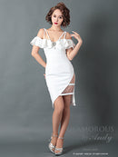 Andy/GLAMOROUS/GMS-V703/ワンピース/ミニドレス/タイトワンピース/ワンカラー/ブローチ付き