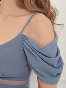 Andy/GLAMOROUS/GMS-V709/ワンピース/ミニドレス/タイトワンピース/ワンカラー/アシンメトリー