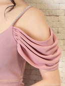 Andy/GLAMOROUS/GMS-V709/ワンピース/ミニドレス/タイトワンピース/ワンカラー/アシンメトリー