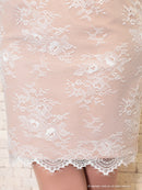 GMS-V717/Andy/GLAMOROUS/ミニドレス/ナイトドレス/キャバドレス/ワンピース/ドレス/ワンカラー/レース/袖ありドレス