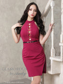 Andy/GLAMOROUS/GMS-V728/ナイトドレス/キャバドレス/ドレス/ミニドレス/ベルト付き