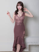 Andy/GMS-V760/ワンピース/ミディアムドレス/タイトワンピース/マーメイド/キャバドレス