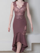 Andy/GMS-V760/ワンピース/ミディアムドレス/タイトワンピース/マーメイド/キャバドレス