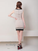 Andy/GLAMOROUS/GMS-V762/セットアップ/ミニドレス/タイトワンピース/バイカラー