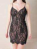 GLAMOROUS/GMS-V777/ミニドレス/ナイトドレス/キャバドレス/ワンピース/ドレス/ワンカラー/フロントジップ