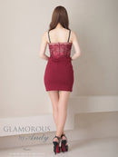 Andy/GLAMOROUS/GMS-V779/ワンピース/ミニドレス/タイトワンピース/バーガンディ
