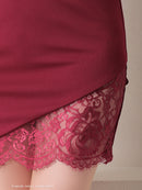 Andy/GLAMOROUS/GMS-V779/ワンピース/ミニドレス/タイトワンピース/バーガンディ