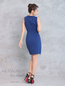 Andy/GLAMOROUS/GMS-V790/ワンピース/キャバドレス/ミニドレス/タイトワンピース/ワンカラー/ノースリーブ/バストカット/セクシードレス/シアー