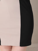 Andy/GLAMOROUS/GMS-V791/キャバドレス/ミニドレス/ワンピース/バイカラー/フリル/フロントジップ