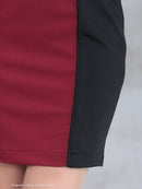 Andy/GLAMOROUS/GMS-V791/キャバドレス/ミニドレス/ワンピース/バイカラー/フリル/フロントジップ