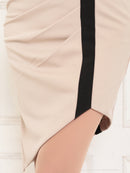 Andy/GLAMOROUS/GMS-V792/ワンピース/ミニドレス/キャバドレス/カットアウト/タイト/ショルダーリボン/ワンショルダー/バイカラー/アシンメトリー