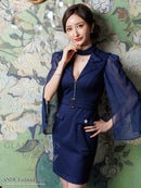 Andy/GLAMOROUS/GMS-V794/ワンピース/ミニドレス/タイトワンピース/ベルトデザイン/袖あり