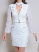 Andy/GLAMOROUS/GMS-V794/ワンピース/ミニドレス/タイトワンピース/ベルトデザイン/袖あり