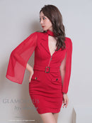 Andy/GLAMOROUS/GMS-V794/ワンピース/ミニドレス/タイトワンピース/ベルトデザイン/袖あり