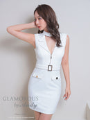 Andy/GLAMOROUS/GMS-V794/ワンピース/ミニドレス/タイトワンピース/ベルトデザイン/袖あり