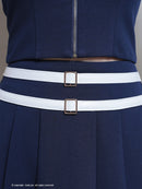 GLAMOROUS/GMS-V796/ナイトドレス/セットアップ/ドレス/キャバドレス/バイカラー/パフスリーブ