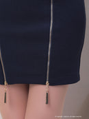 Andy/GLAMOROUS/GMS-V805/ワンピース/ミニドレス/フロントジップ/襟付き/キャバドレス/半袖/袖あり