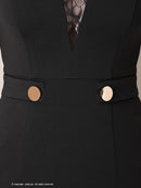 Andy/GLAMOROUS/GMS-V819/キャバドレス/ミニドレス/タイト/ワンピース/レース/シアー/ノースリーブ/ワンカラー